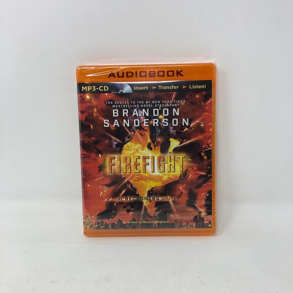 Steelheart (The Reckoners) MP3 Audiobook CD By Brandon Sanderson New Sealed - Picture 1 of 6